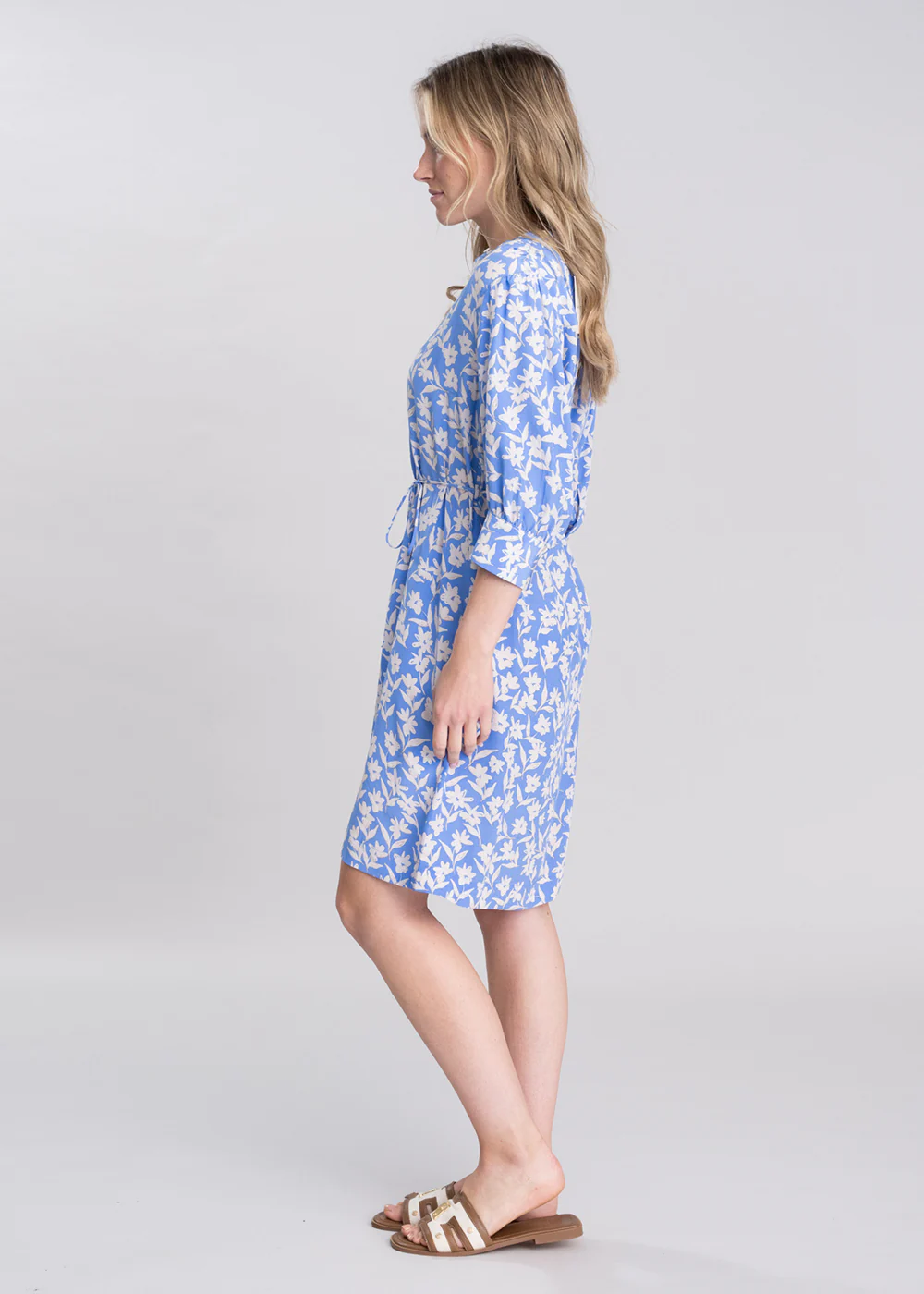 Floral Print Shirt Dress - Image 2