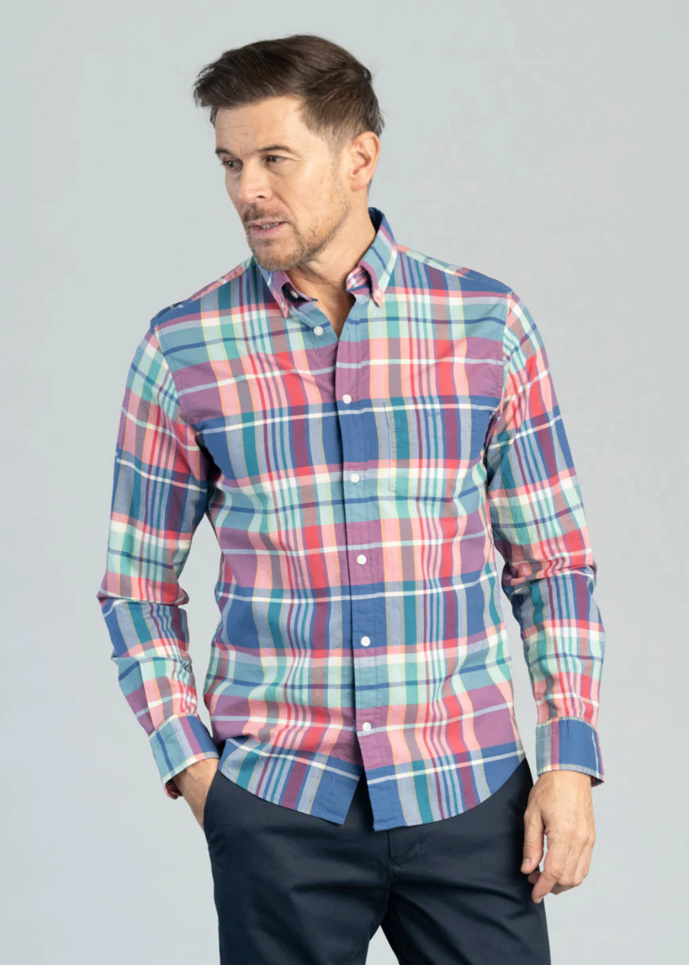Indian Madras Check Shirt - Image 2