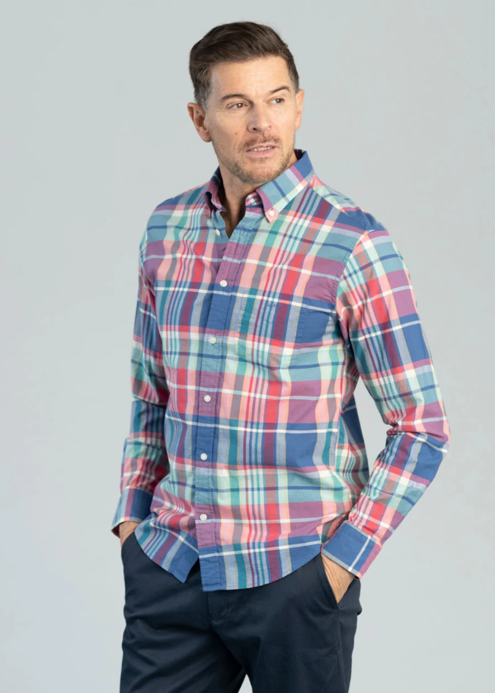 Indian Madras Check Shirt - Image 3
