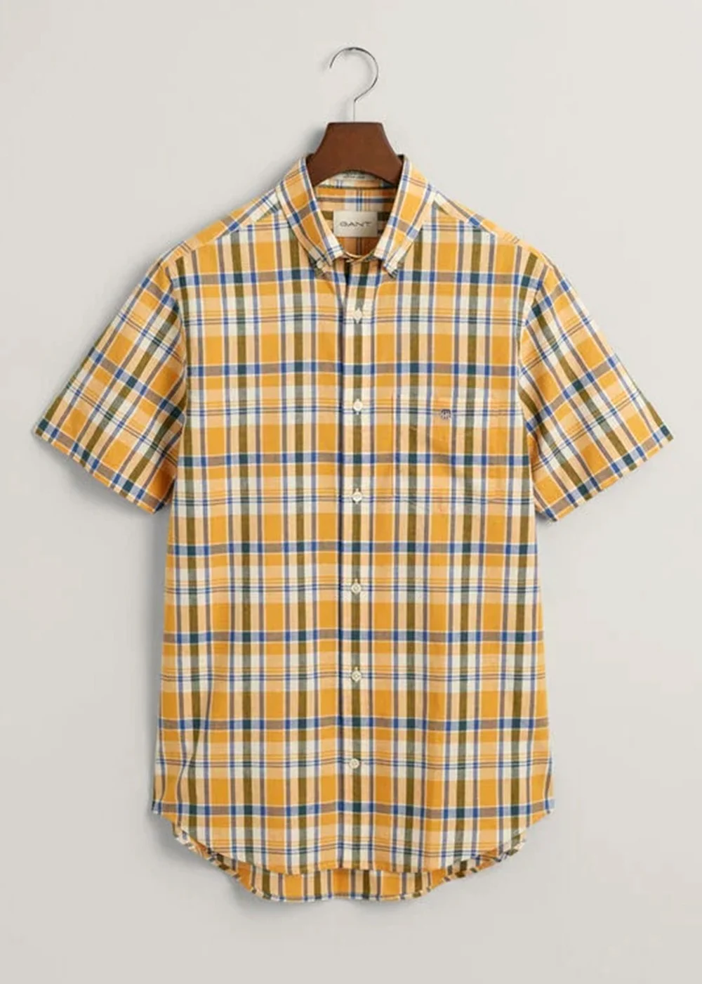 Linen Short Sleeved Check Shirt - Image 2