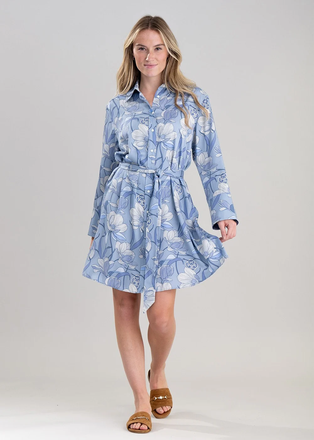 Magnolia Shirt Dress