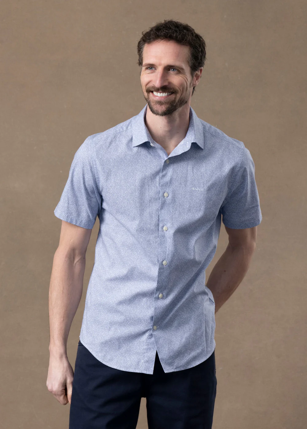 Poplin AOP Short Sleeve Shirt - Image 2