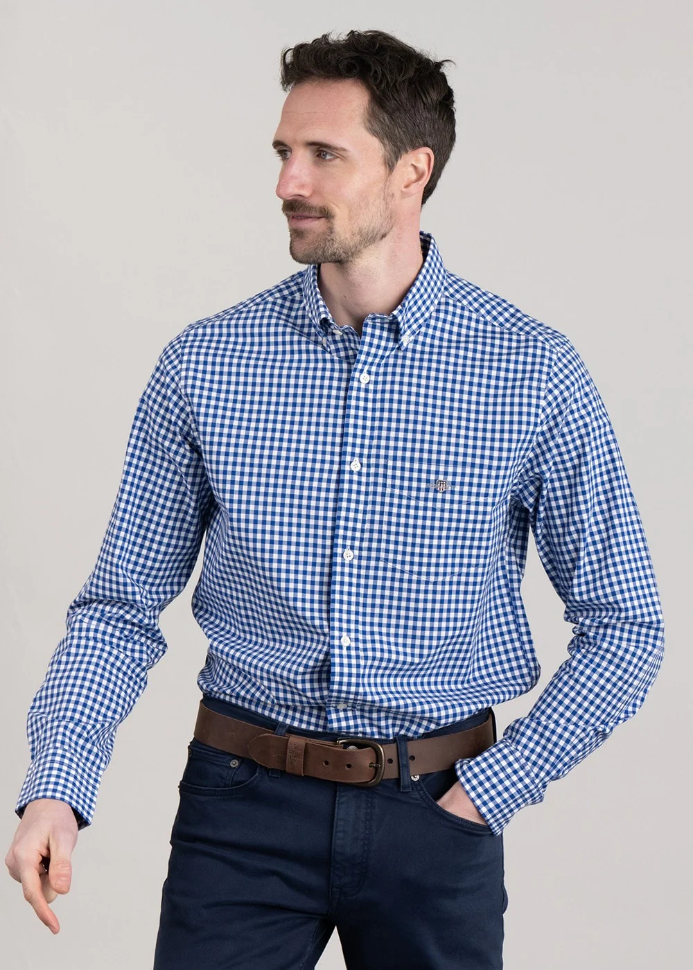 Poplin Gingham Shirt