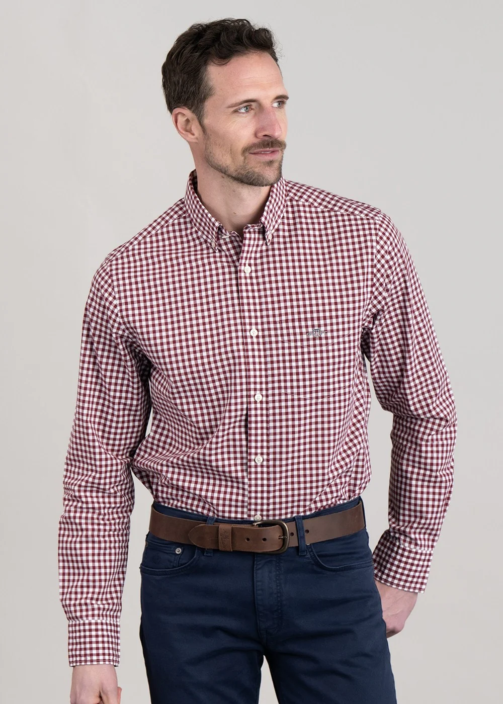 Poplin Gingham Shirt - Image 3