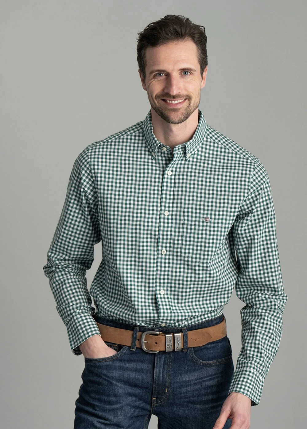 Poplin Gingham Shirt - Image 5