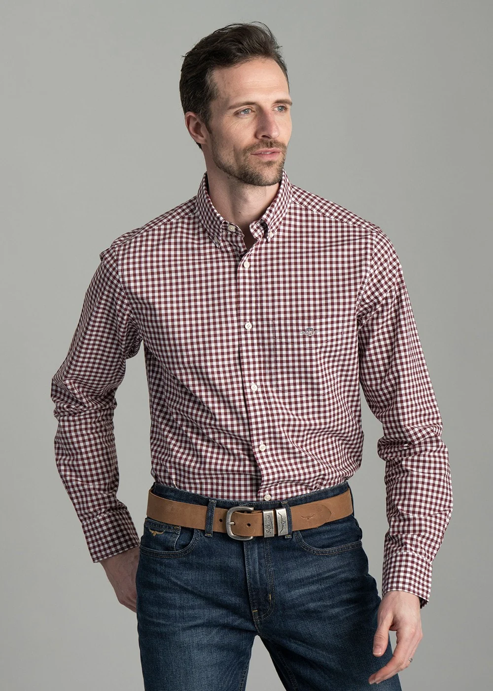 Poplin Gingham Shirt - Image 6