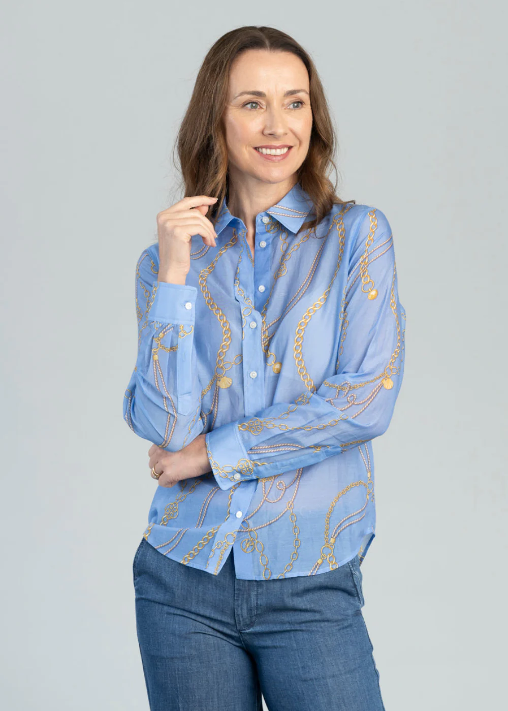 Printed Cotton Silk Shirt - Image 3