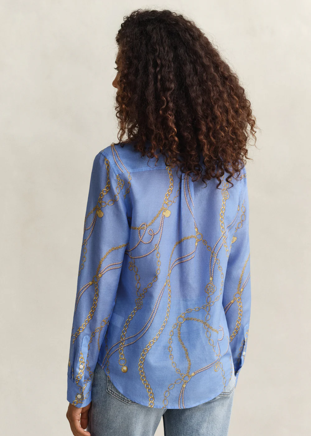 Printed Cotton Silk Shirt - Image 2