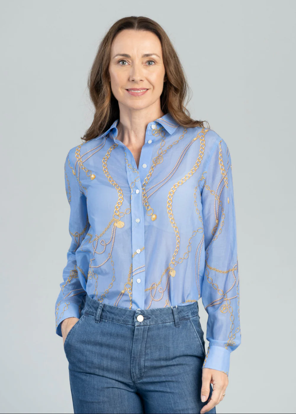 Printed Cotton Silk Shirt - Image 4