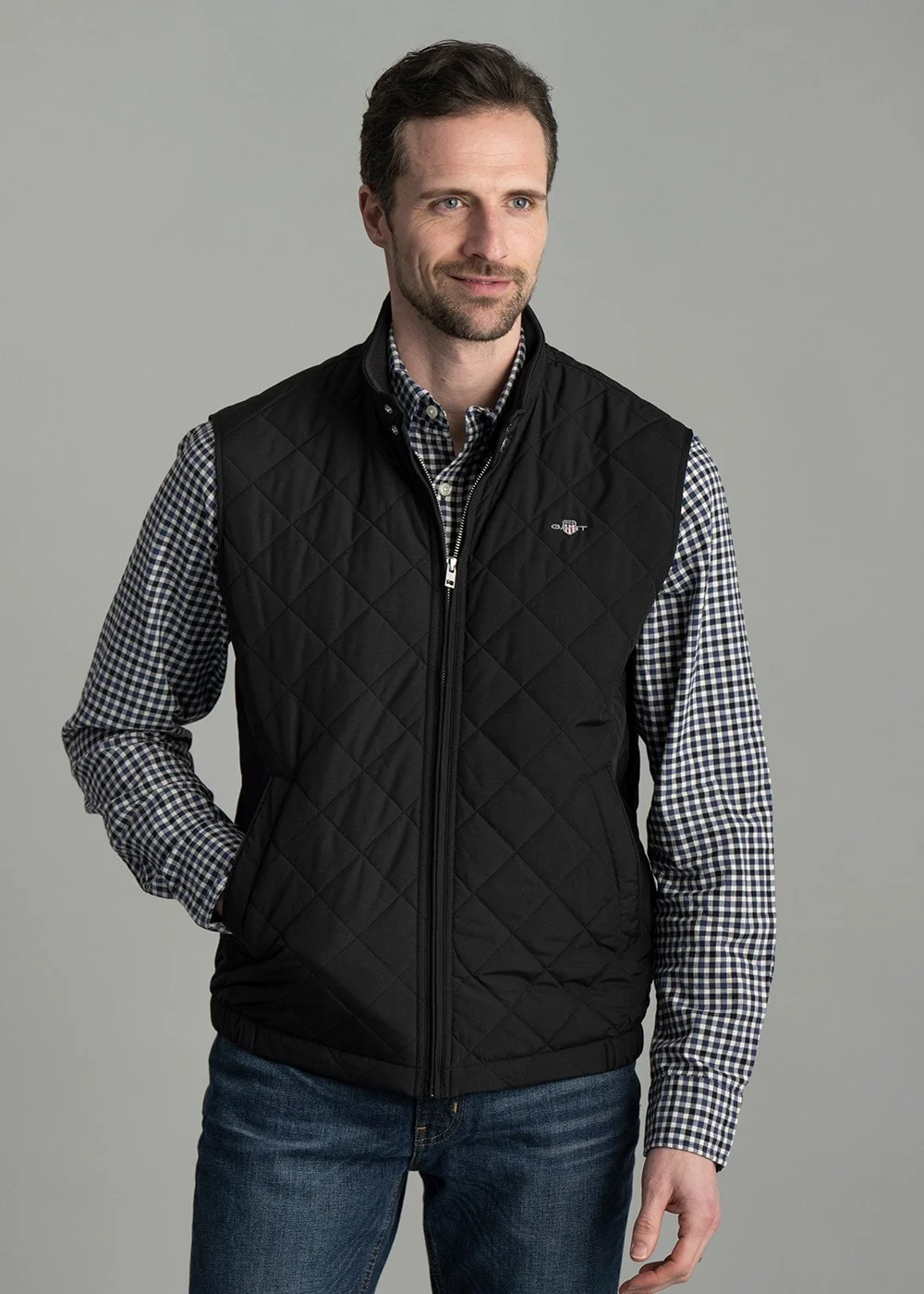 Quilted Windcheater Vest - Image 2