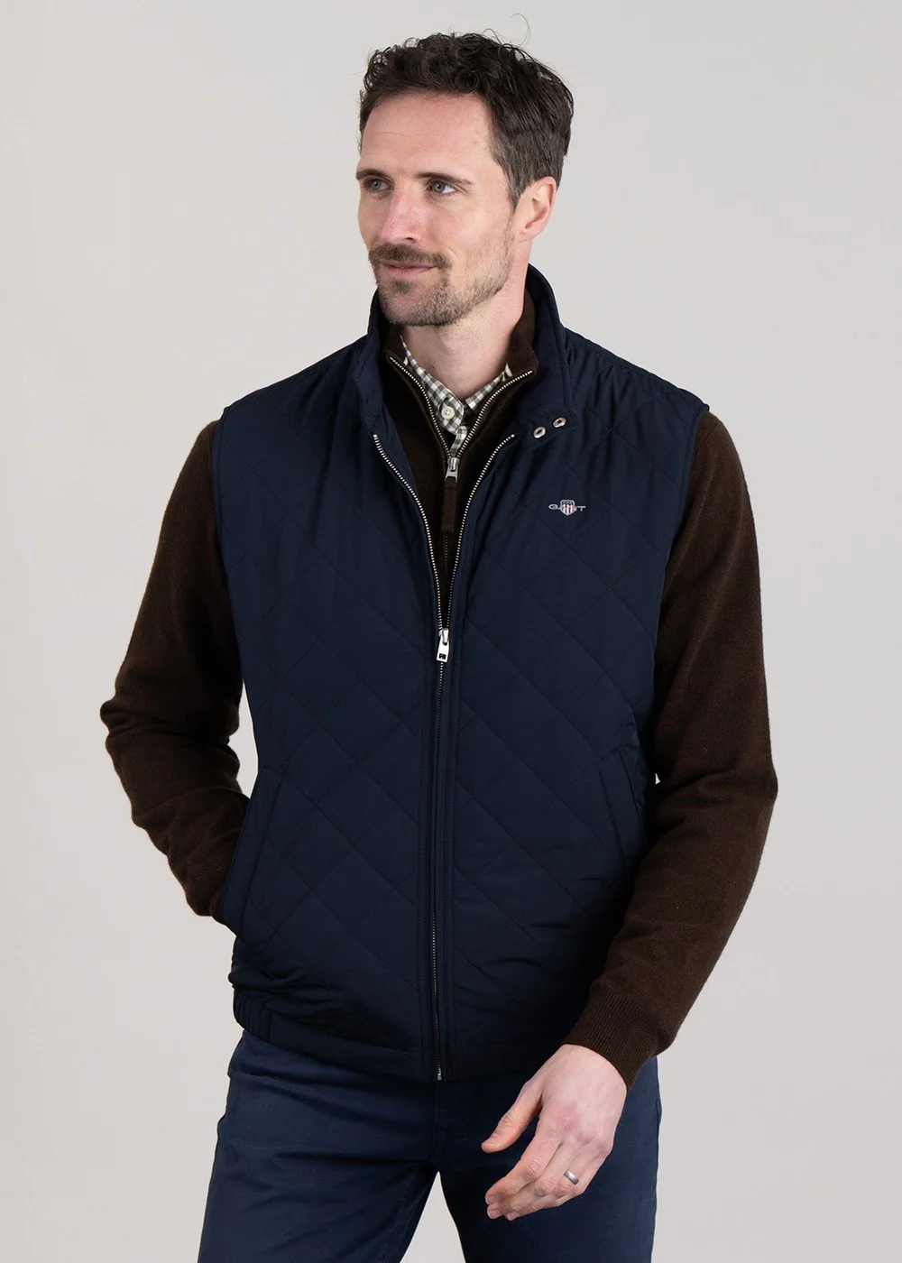 Quilted Windcheater Vest - Image 3