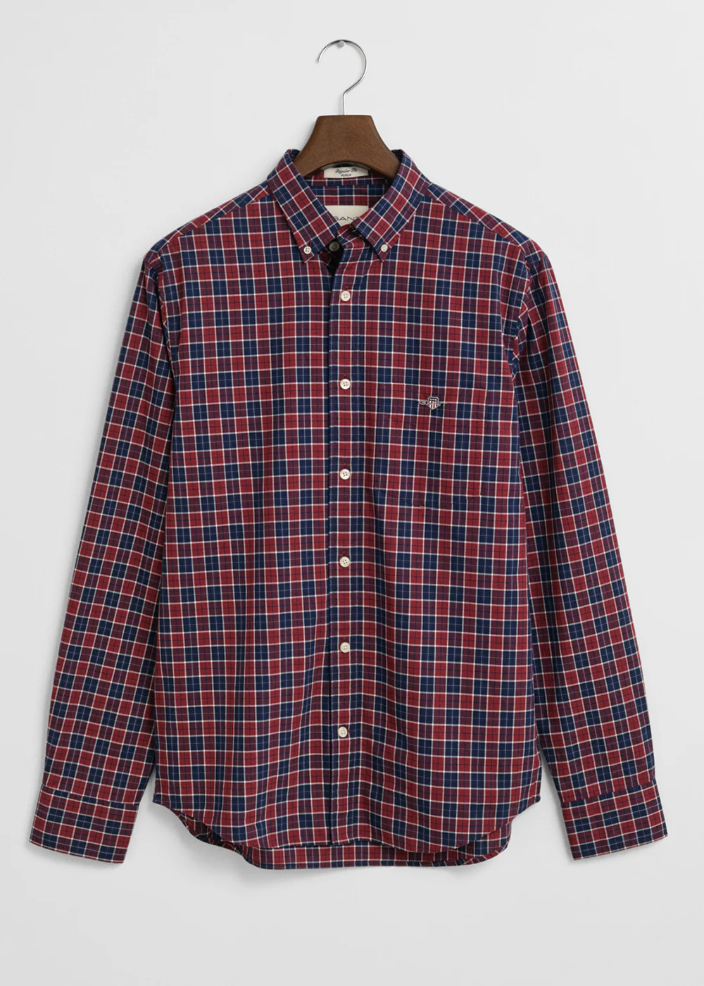 Regular Classic Poplin Check Shirt - Image 2