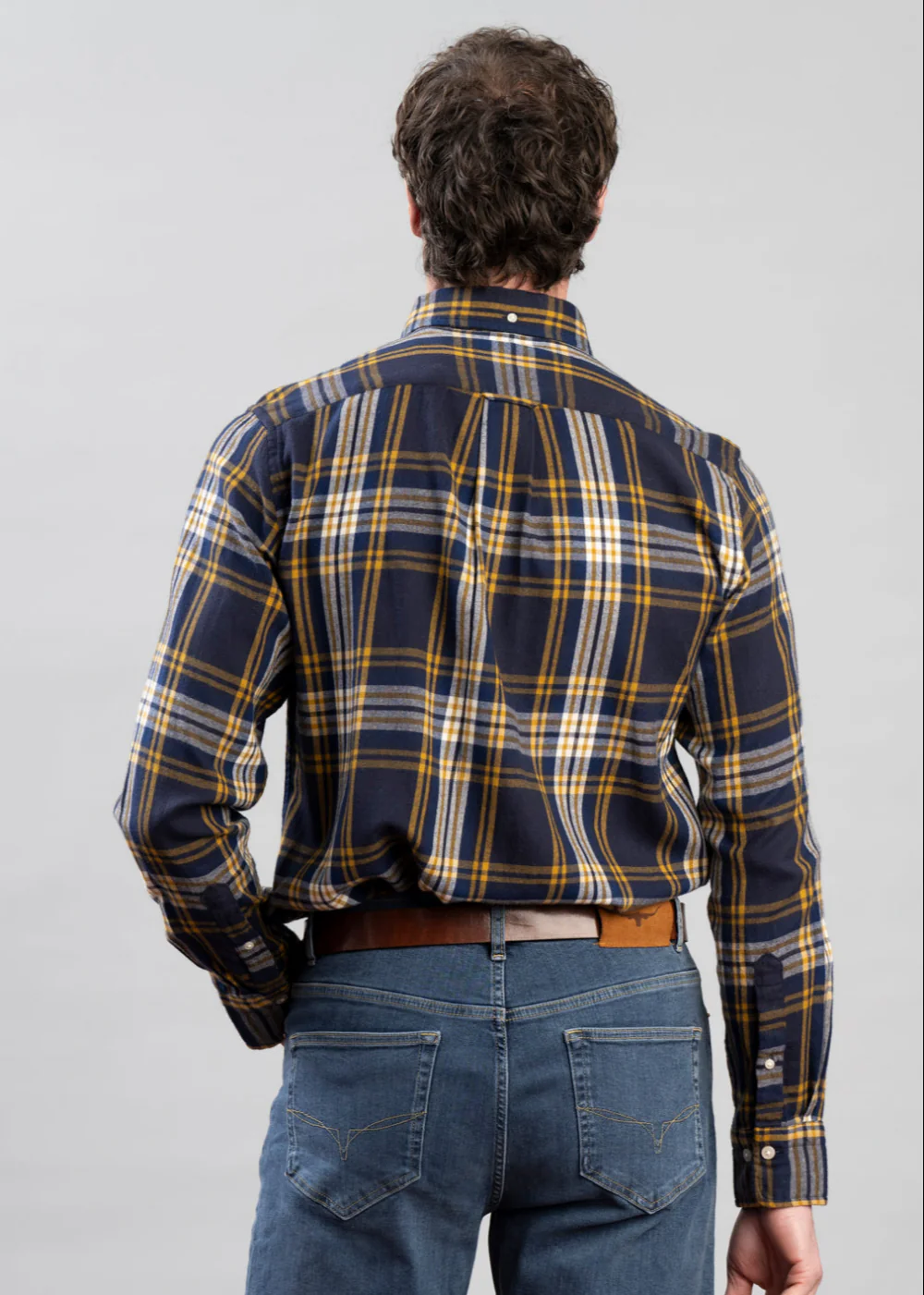 Regular Windblown Flannel Check Shirt - Image 4