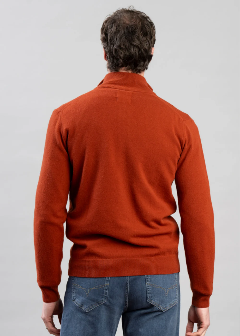 Superfine Lambswool Half Zip - Image 4