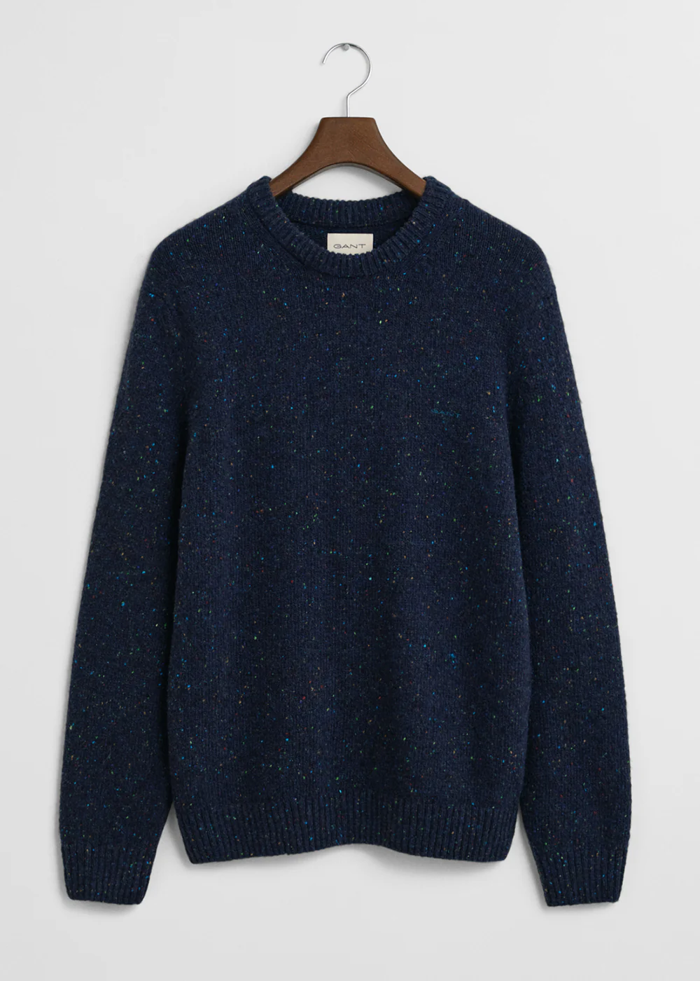 Wool Blend Neps Crew Neck - Image 6