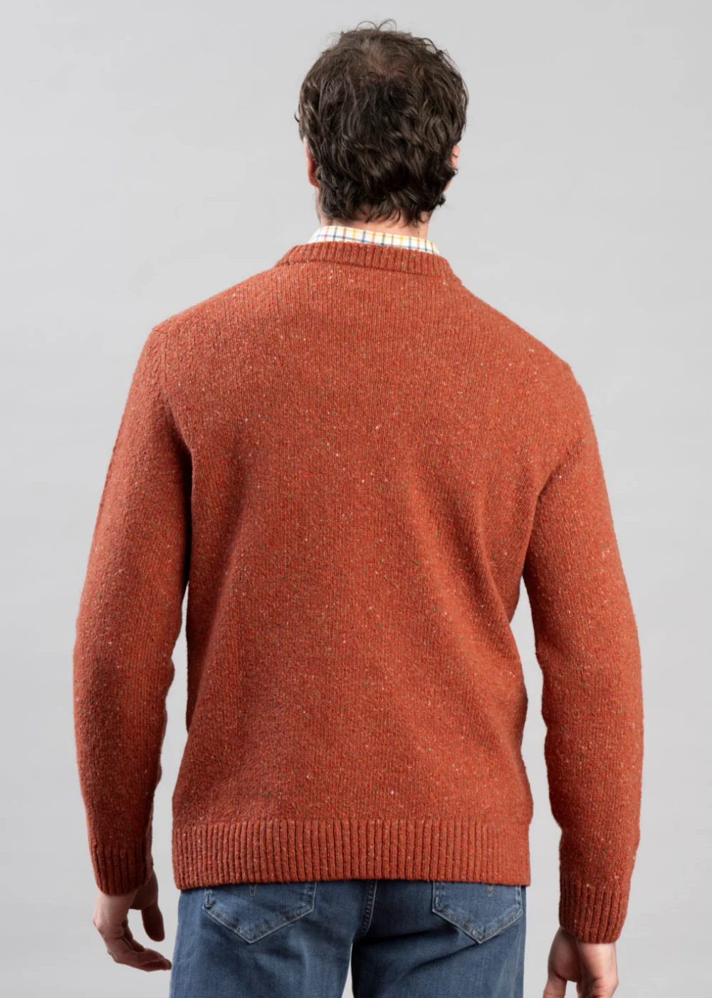 Wool Blend Neps Crew Neck - Image 4