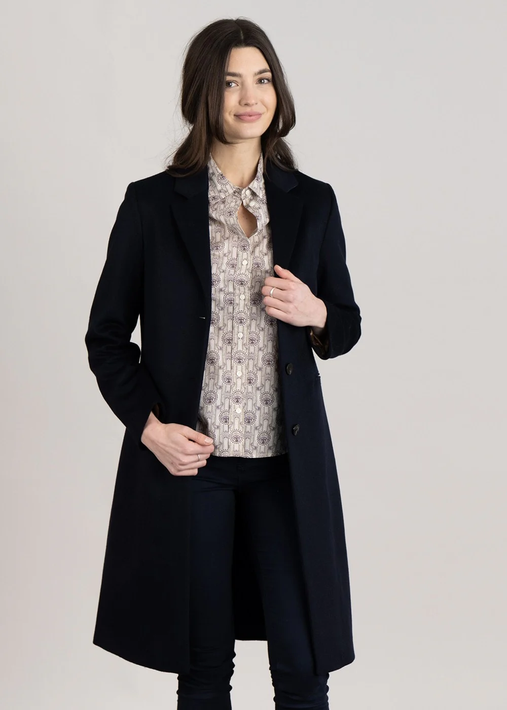 Wool Tailored Coat - Image 3