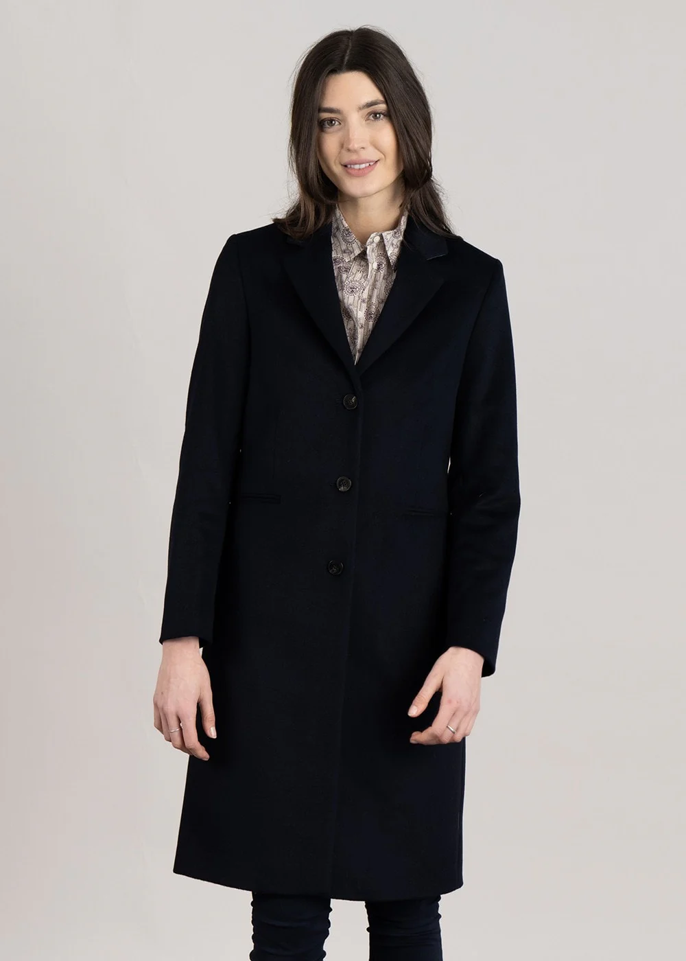 Wool Tailored Coat - Image 4