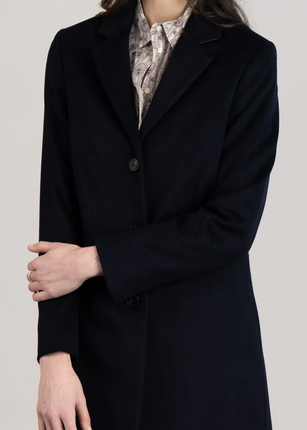 Wool Tailored Coat - Image 5
