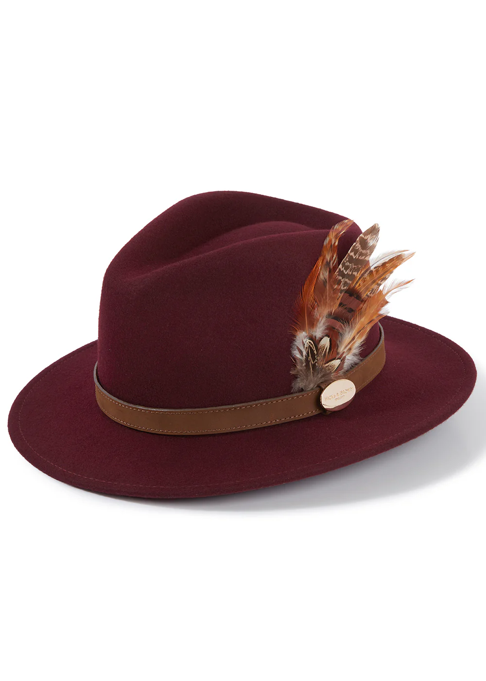 Suffolk Fedora Bronze Side Feather - Image 4