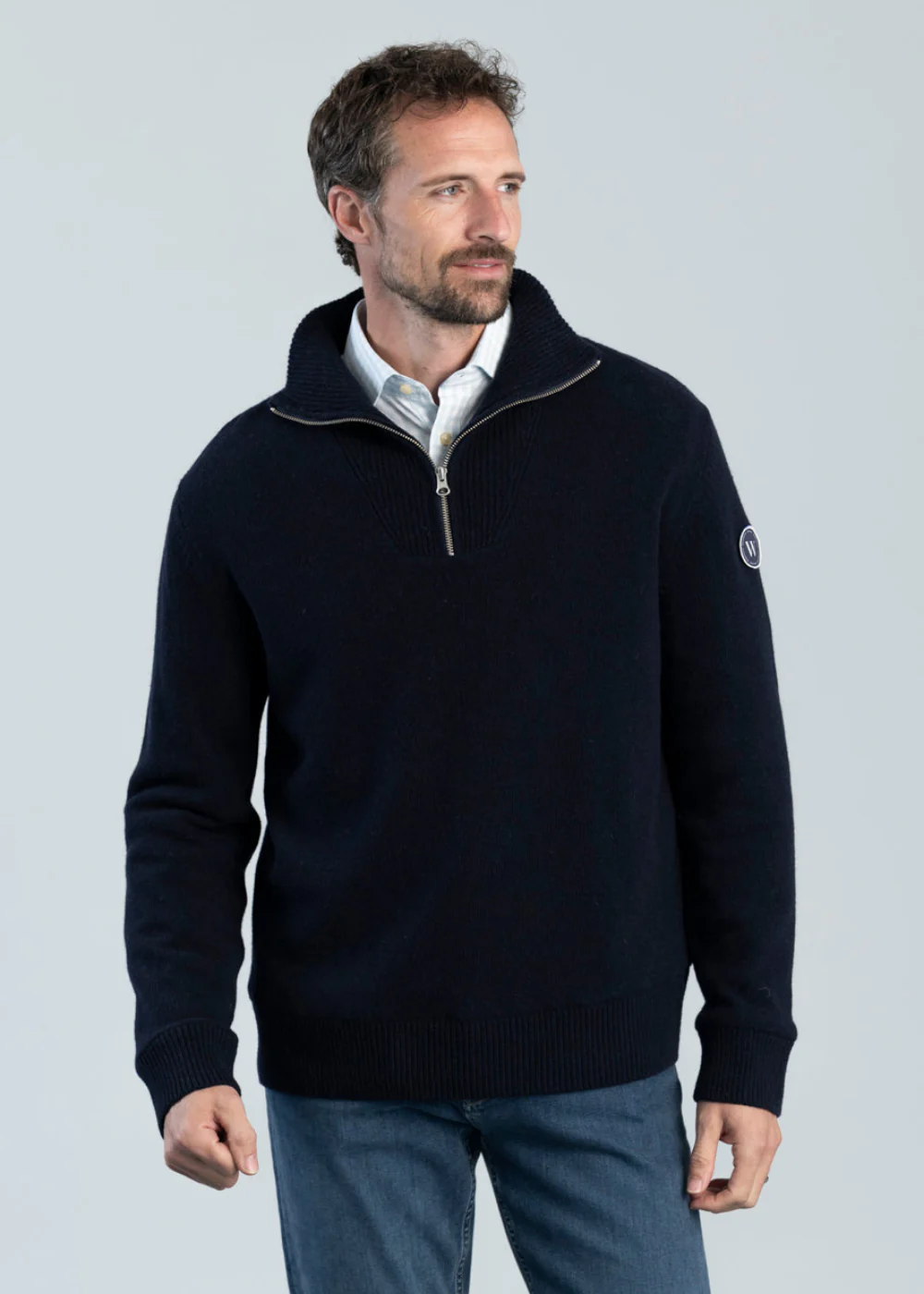 Bosse T-Neck Windproof Sweater - Image 2
