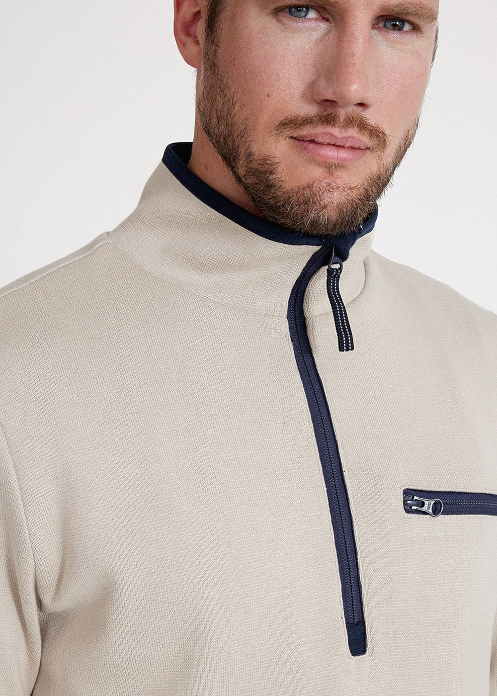 Jonte T-Neck Windproof Sweater - Image 3