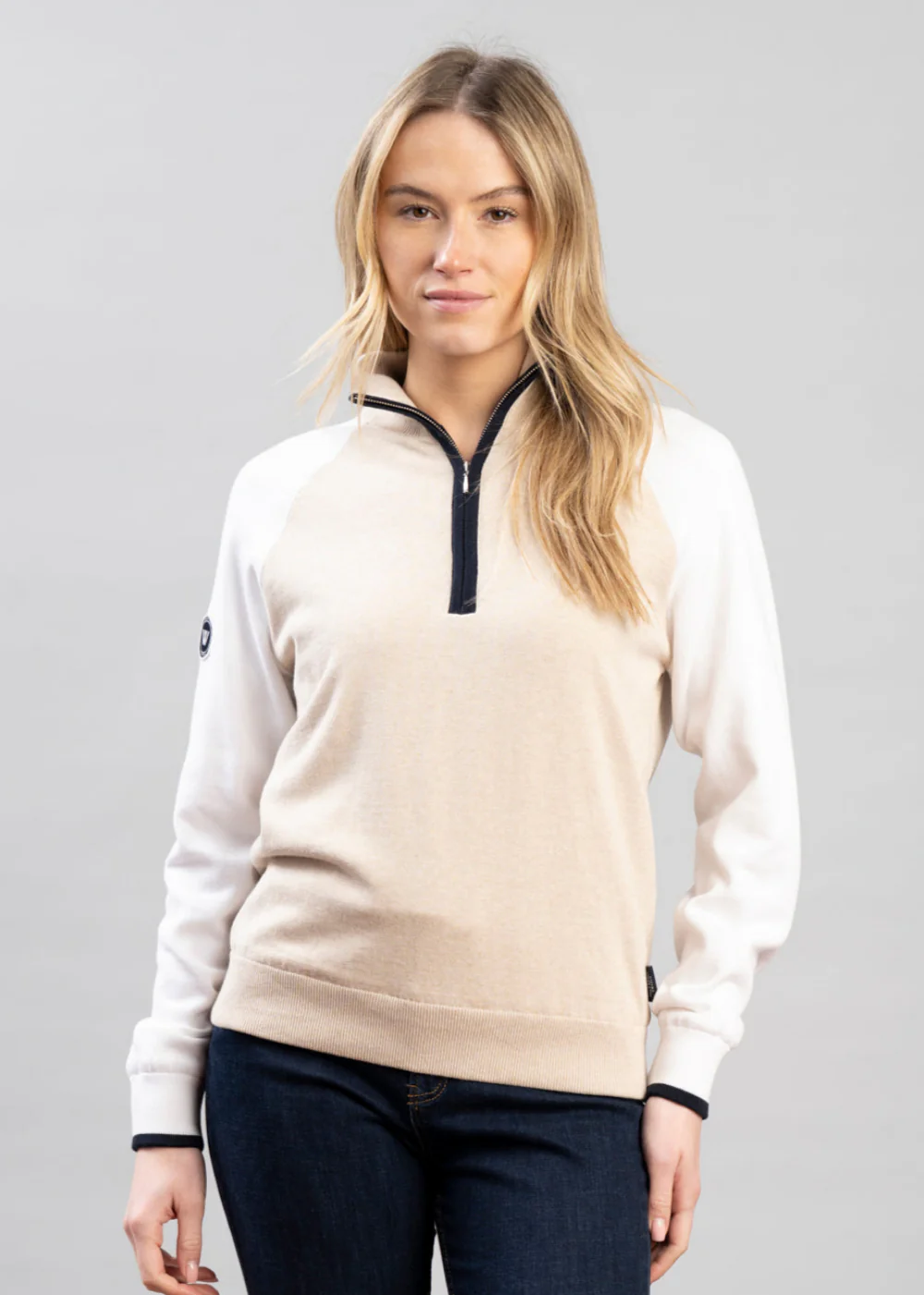 Laura T-Neck Windproof Sweater - Image 3