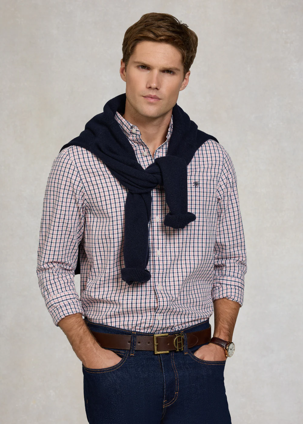 Classic Woven Button Down Shirt - Image 4