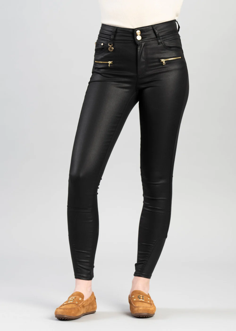 Coated Jodhpur Jeans - Image 2