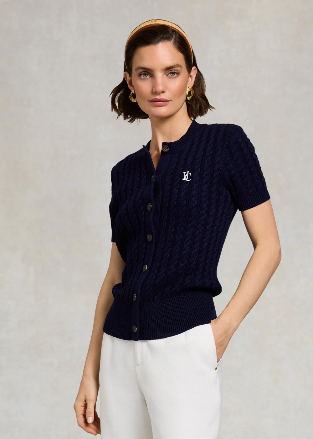 Cotswold Short Sleeve Cardigan - Image 5