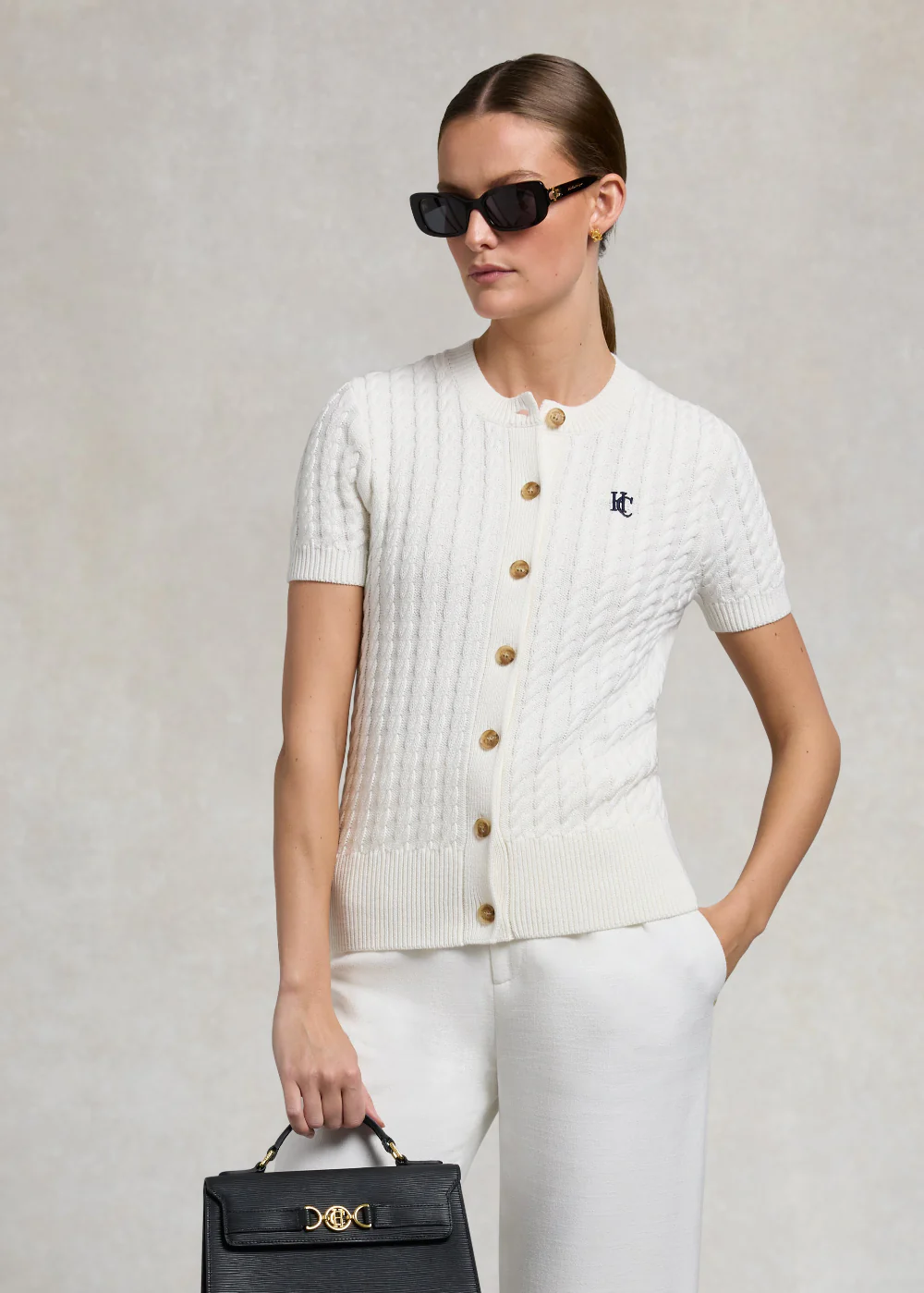 Cotswold Short Sleeve Cardigan - Image 2
