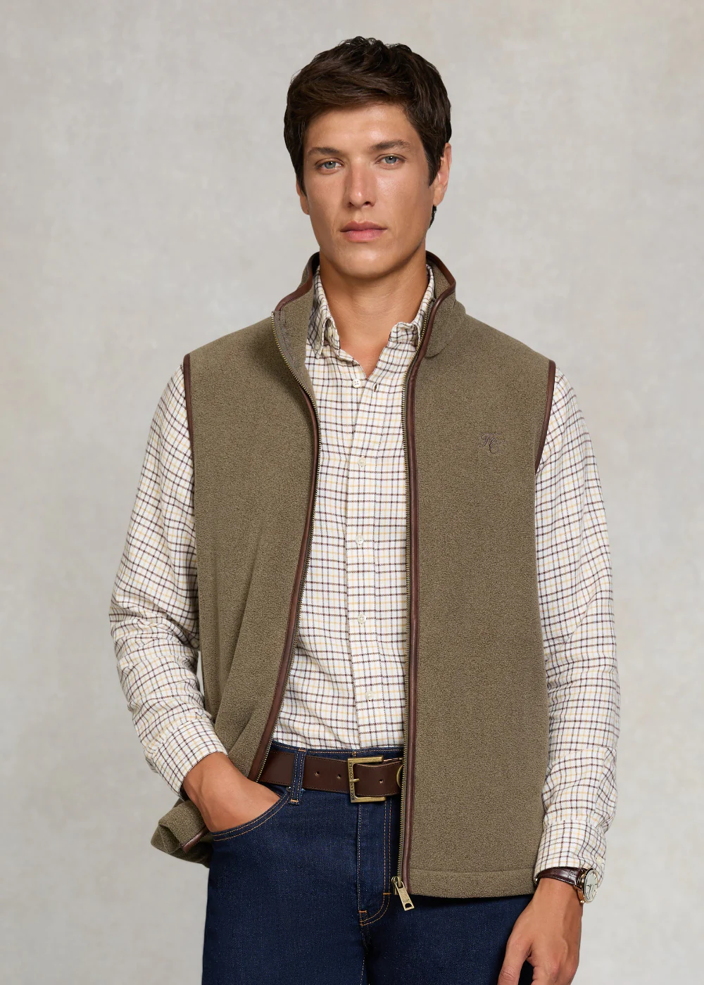 Country Fleece Gilet (Gents) - Image 3