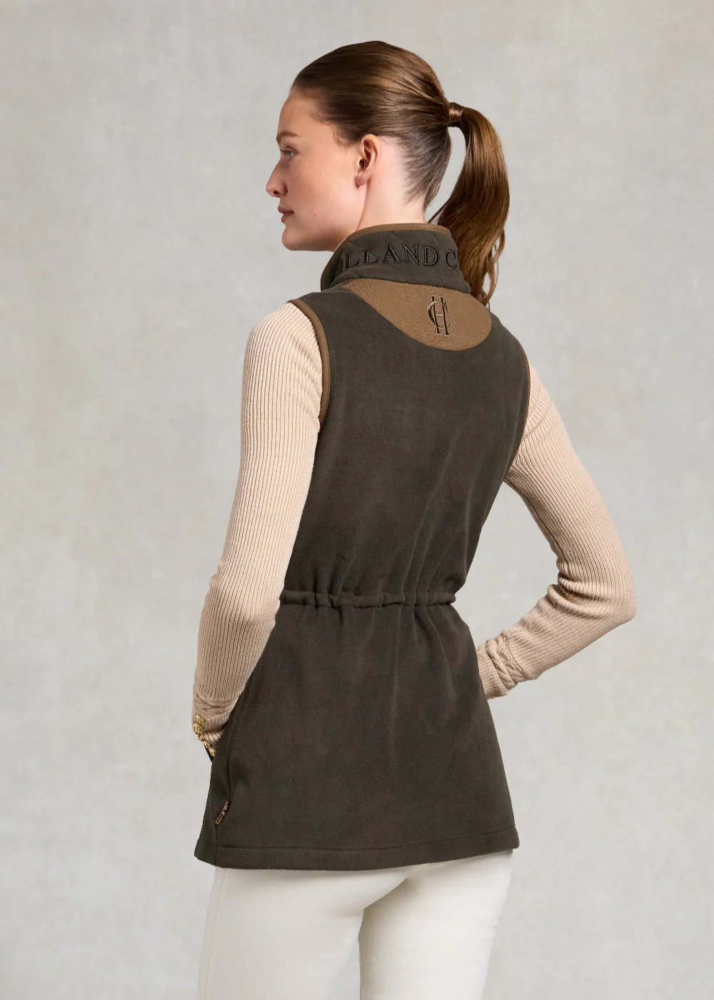 Country Longline Fleece Gilet - Image 2