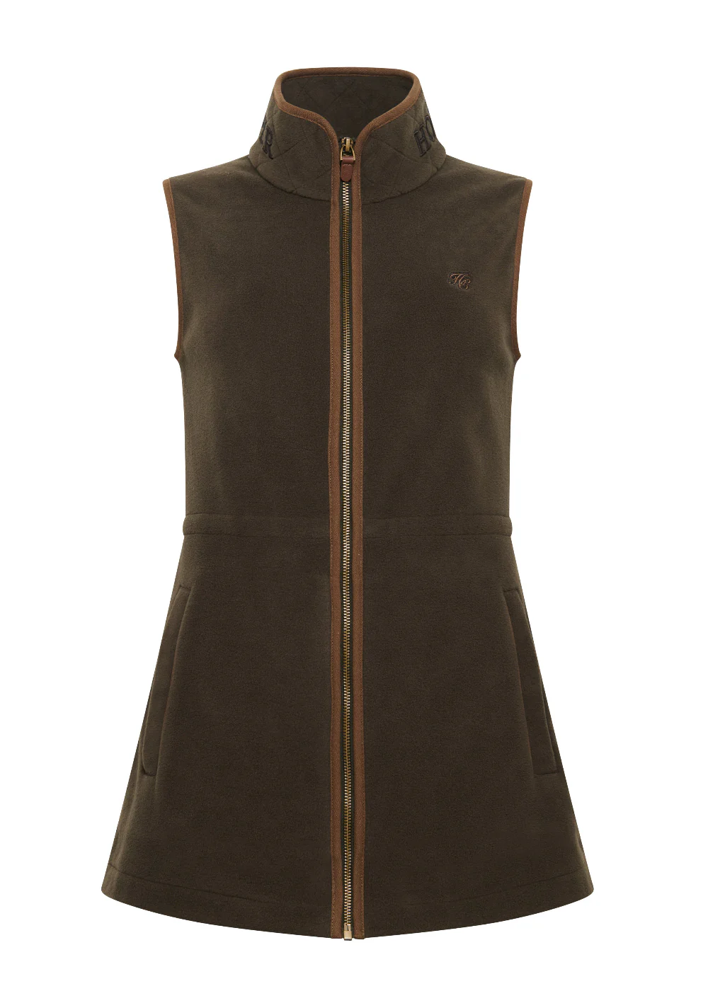 Country Longline Fleece Gilet - Image 5