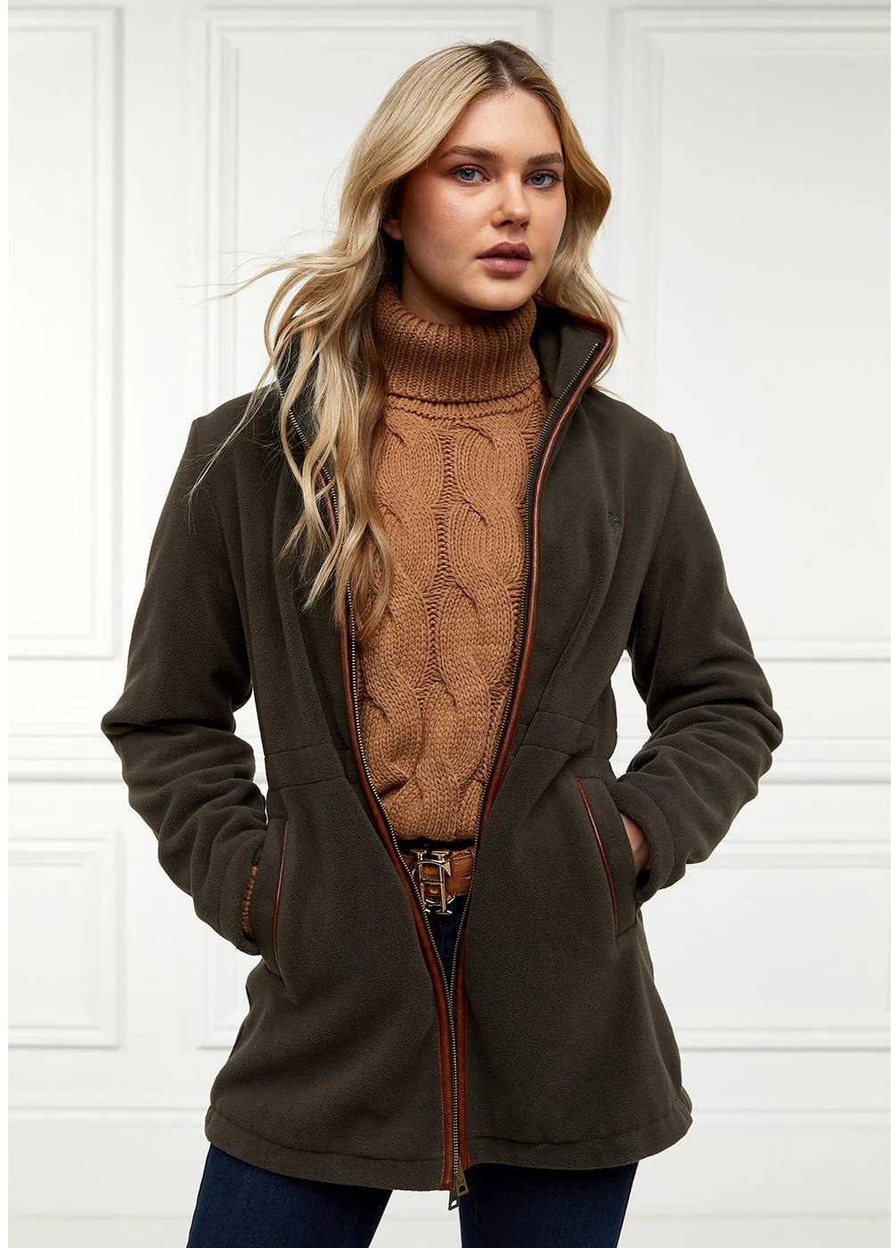 Country Longline Fleece Jacket - Image 2