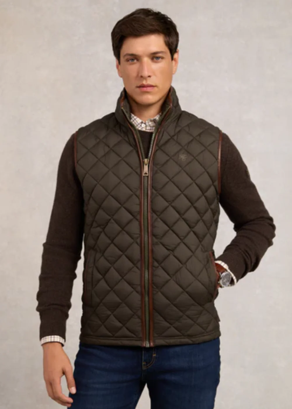Country Quilted Gilet (Gents) - Image 2