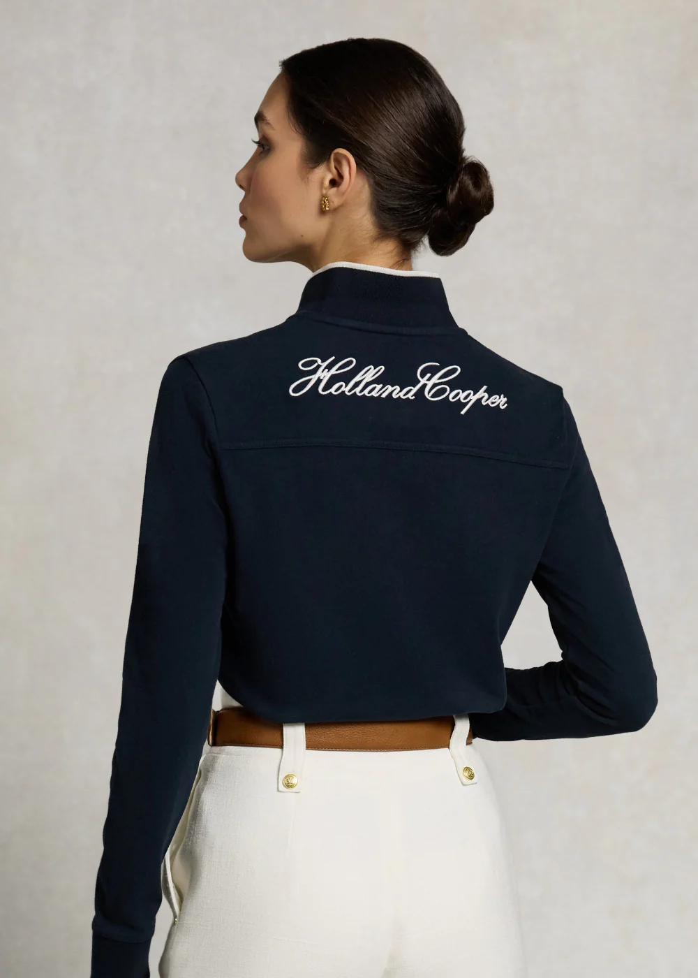 Heritage Long Sleeve Polo Shirt - Image 2