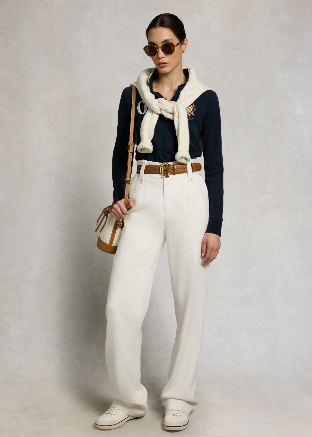 Heritage Long Sleeve Polo Shirt - Image 4