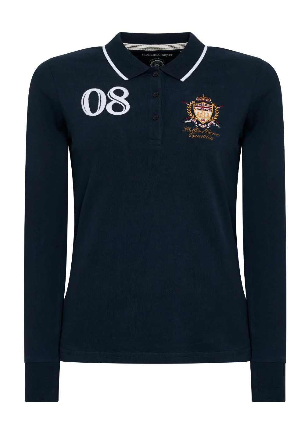 Heritage Long Sleeve Polo Shirt - Image 5