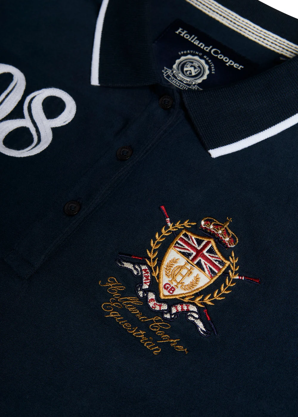 Heritage Long Sleeve Polo Shirt - Image 7