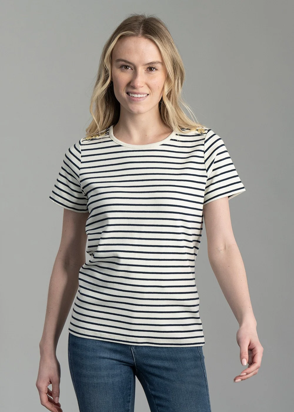 Padstow Crew Neck T-Shirt - Image 2
