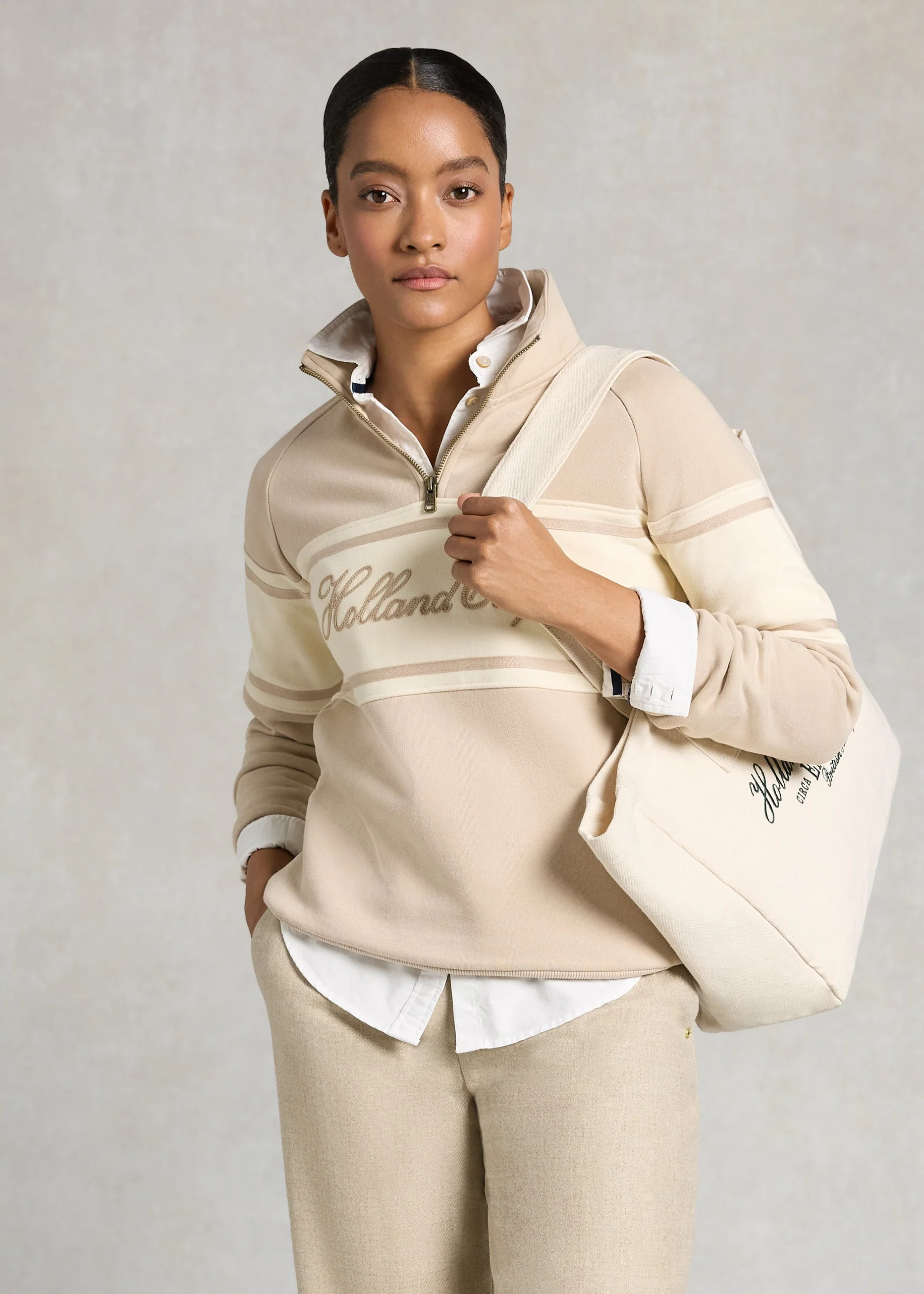 Signature Quarter Zip Sweat - Image 4