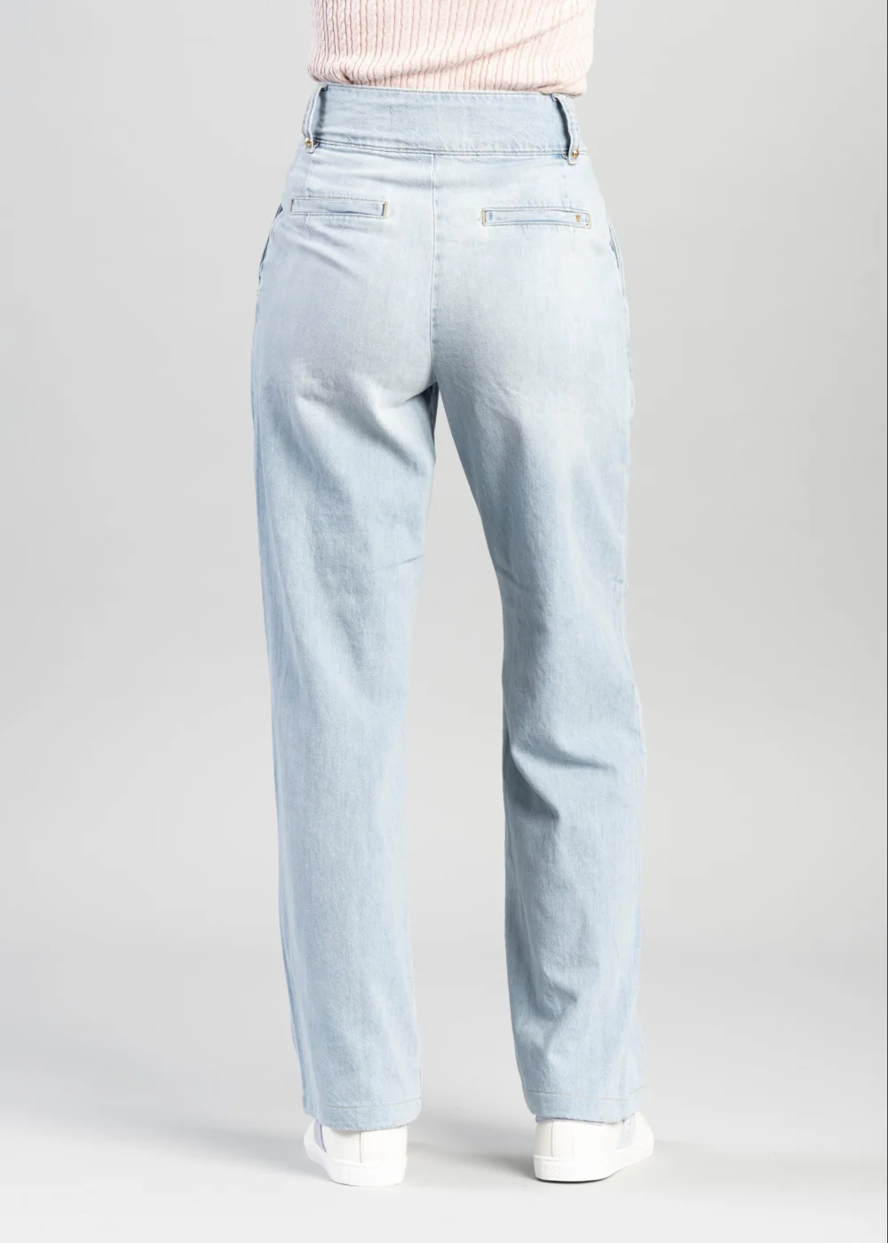 Tailored Wide Leg Jeans - Image 4