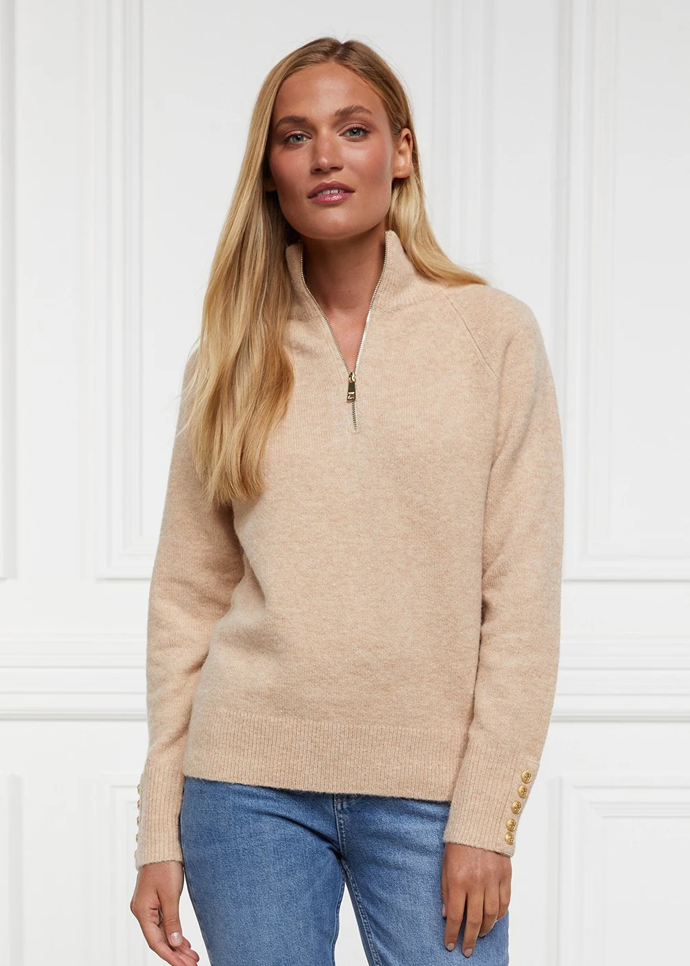 Tori Half Zip Knit