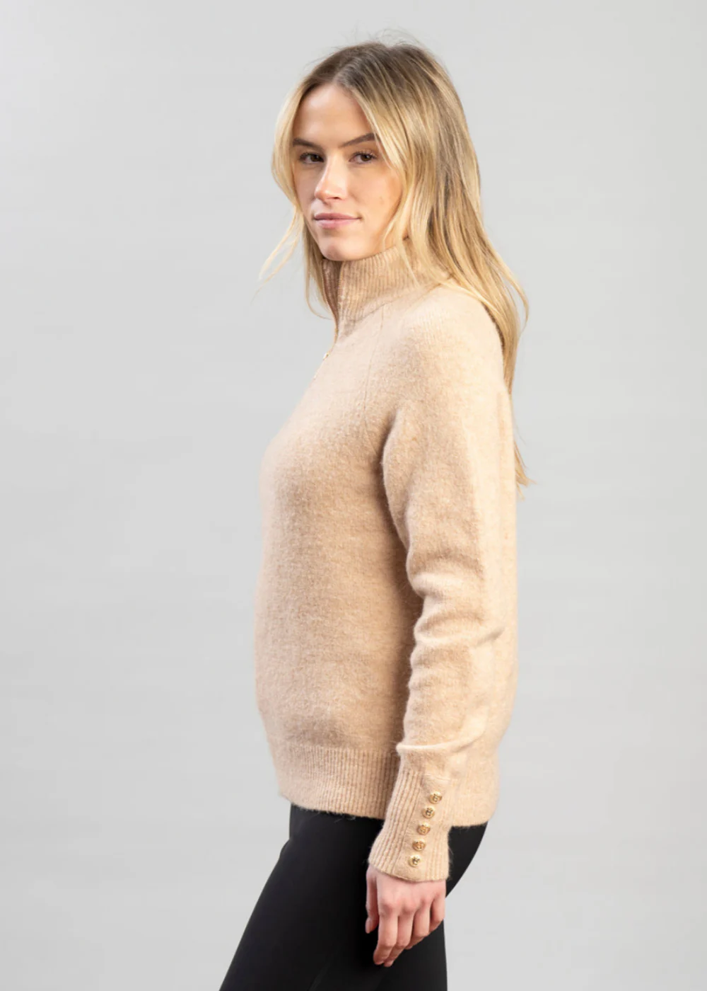 Tori Quarter Zip Knit - Image 2