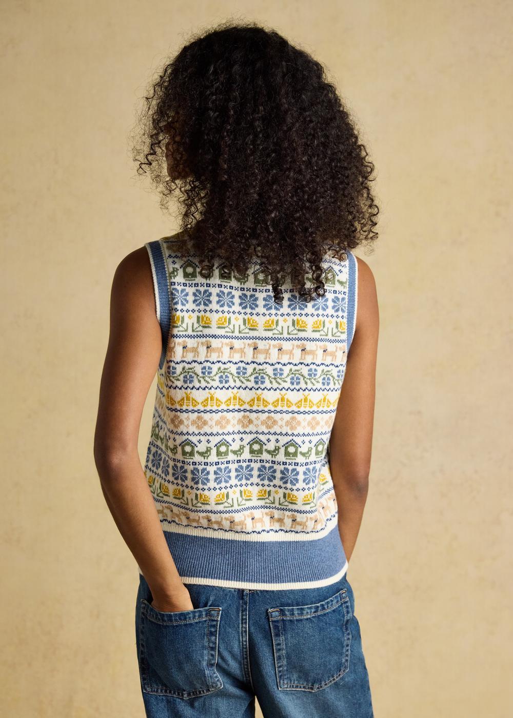 Intarsia Knitted Tank - Image 3