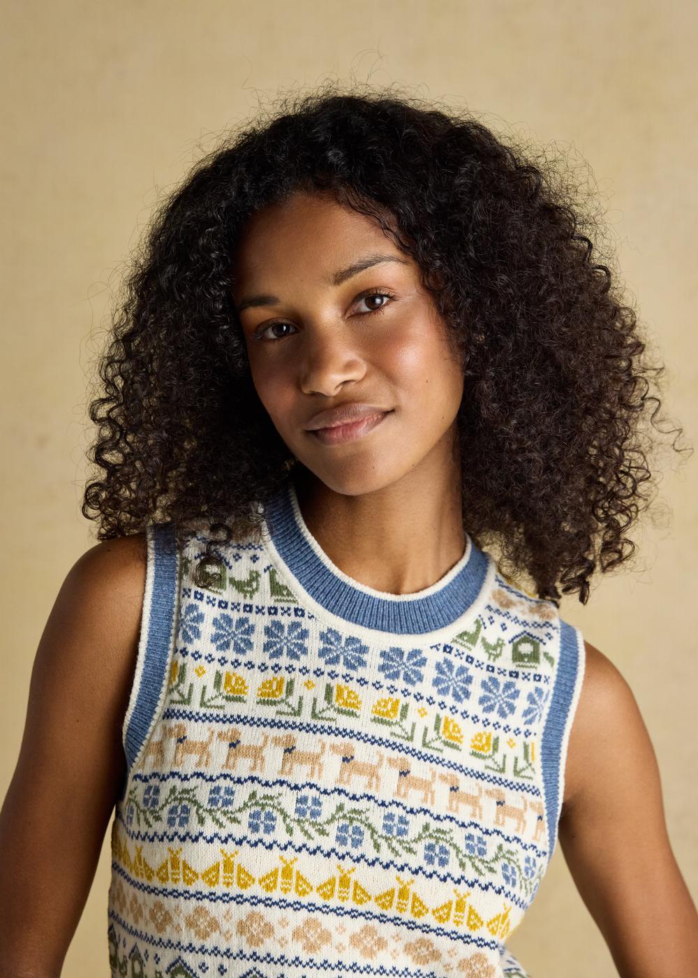 Intarsia Knitted Tank - Image 4