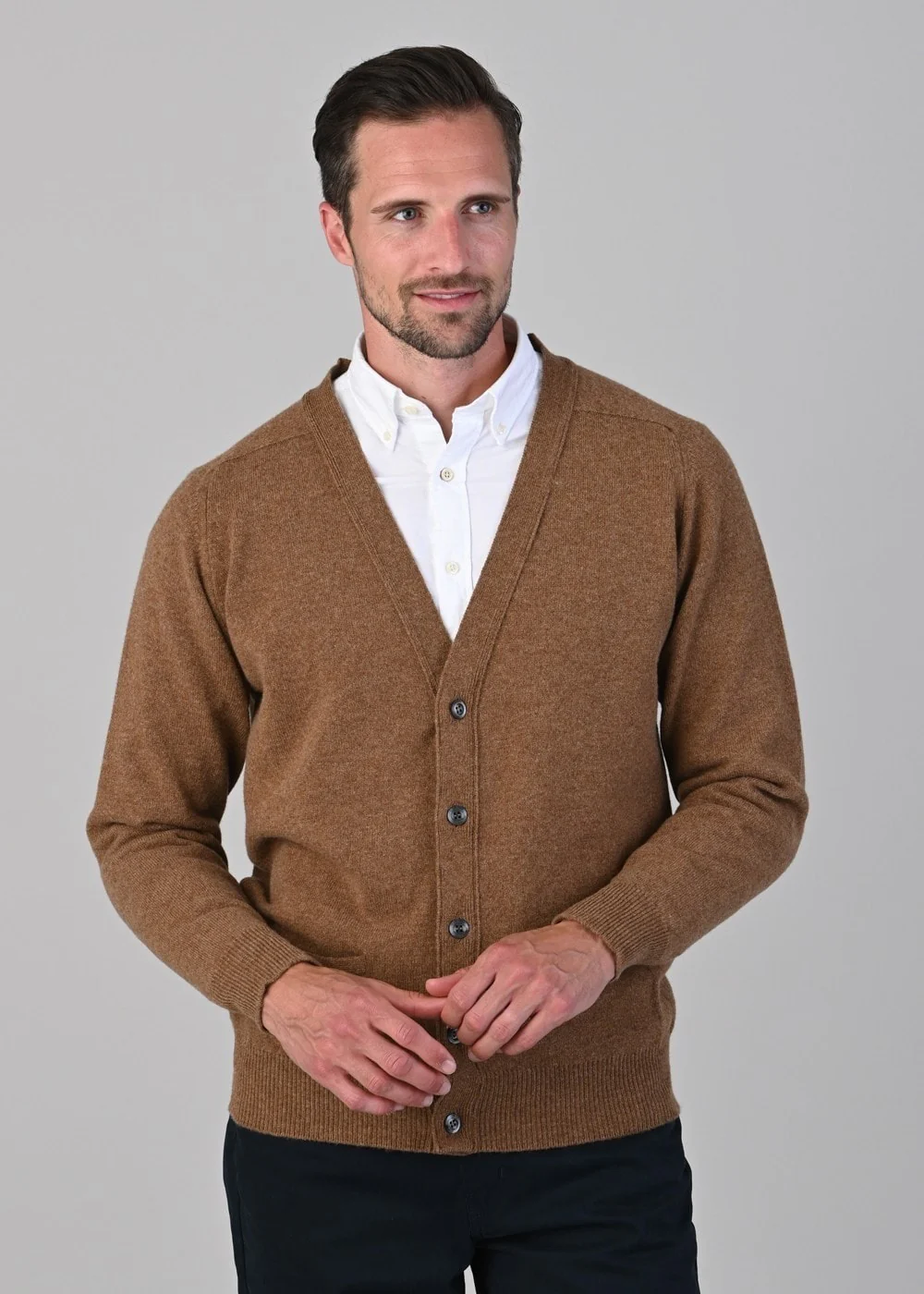Leven 2 Ply Lambswool Cardigan