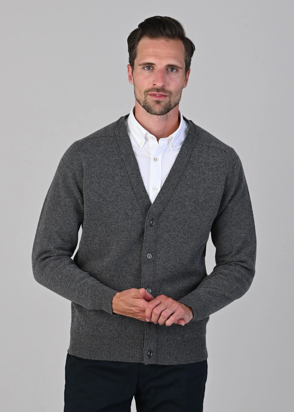 Leven 2 Ply Lambswool Cardigan