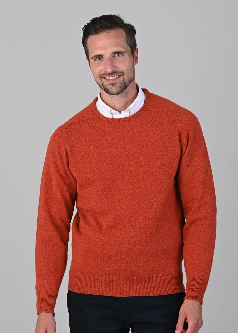 Leven 2 Ply Lambswool Crew Neck
